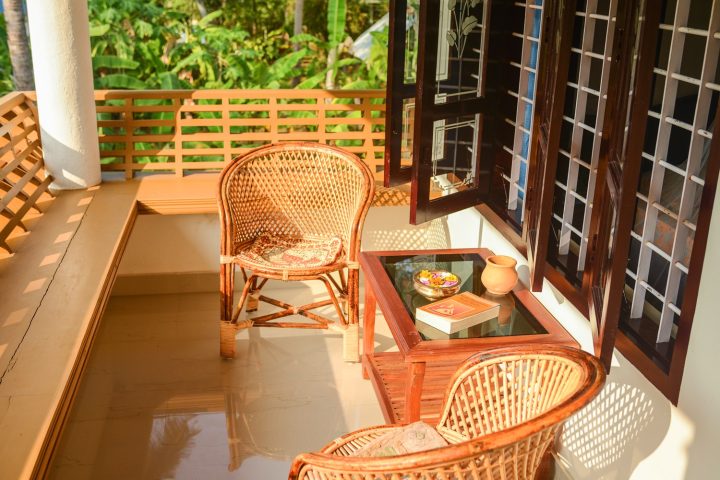 Balcony at Yoga student residence