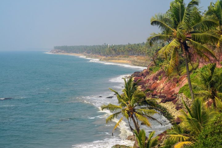 Varkala cliff, short distance from Sharanagati Yogahaus,Varkala, Kerala